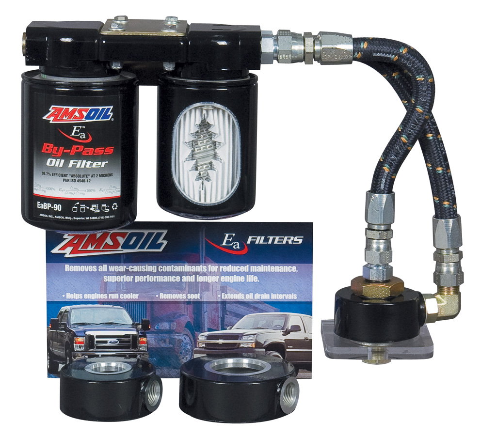Amsoil Dual Remote Bypass Oil Filtration System For Ford 6 7l Diesel Engines