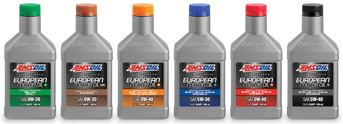 AMSOIL European Formula Synthetic Motor Oils